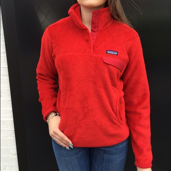Patagonia Tops - Patagonia red retool pullover EUC